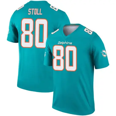 Men's Nike Miami Dolphins Jack Stoll Jersey - Aqua Legend