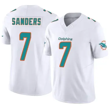 Men's Nike Miami Dolphins Jason Sanders Vapor F.U.S.E. Jersey - White Limited