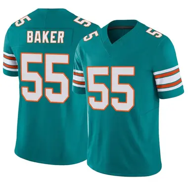 Miami Dolphins 55 Jerome Baker Color Rush Orange 3D Jersey Miami Dolphins  55 Jerome Baker Color Rush Orange 3D Jerseys Outline Repeat Pattern Mens  Soft T Shirt in 2023